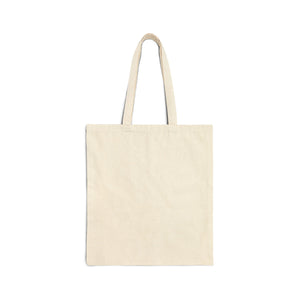 Heart Print Cotton Canvas Tote Bag