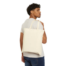 Load image into Gallery viewer, Heart Print Cotton Canvas Tote Bag