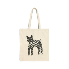 Load image into Gallery viewer, Cat Print Cotton Canvas Tote Bag – Perfect for Cat Lovers